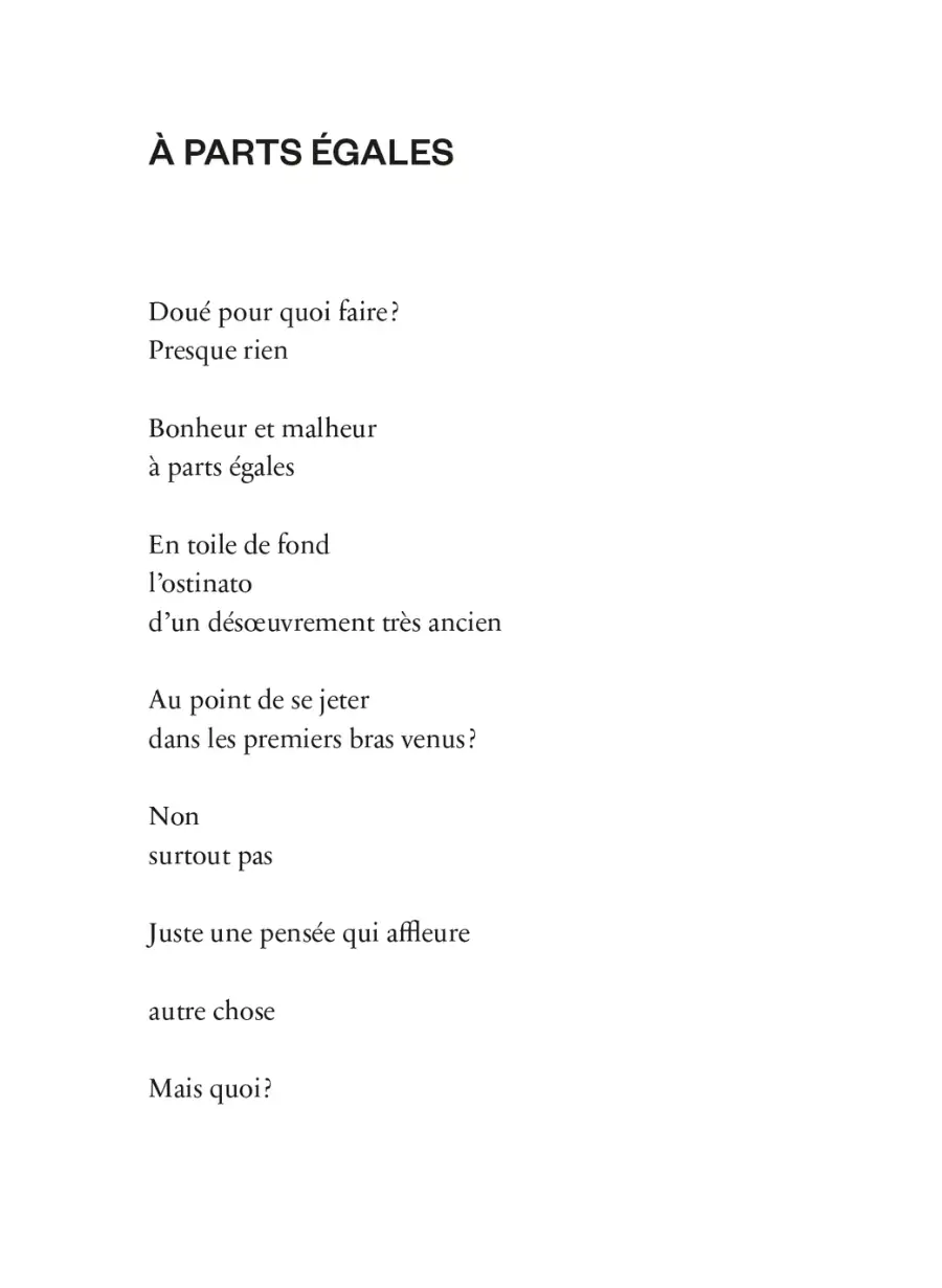 Le Présent impossible