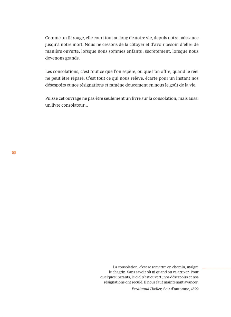 Consolations version illustrée