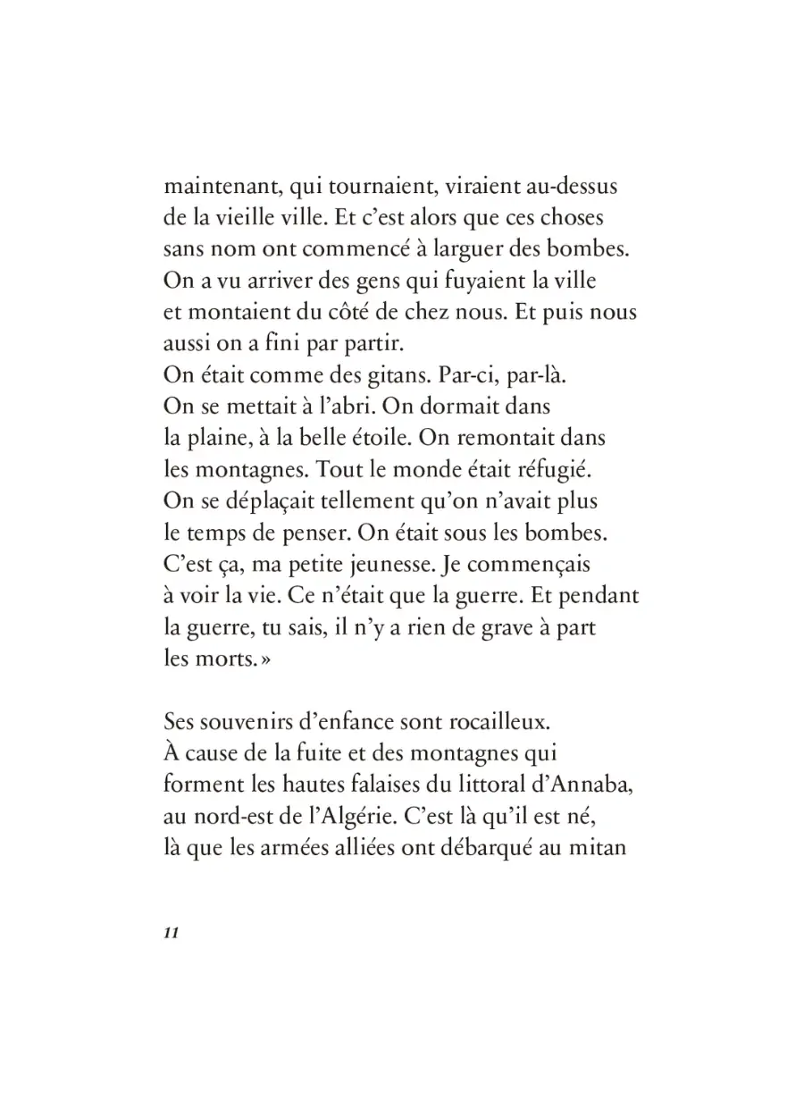 Nous nous parlons d'un lieu où tout est fragile